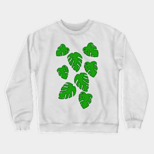 Tropical Palm leaves Crewneck Sweatshirt